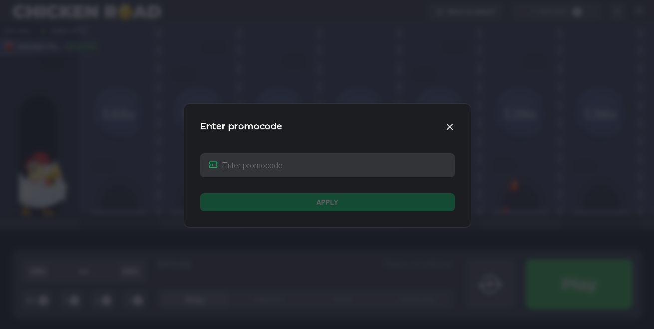 Chicken Road Promo Code
